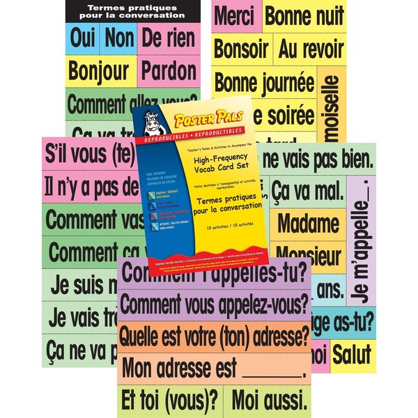 Poster Pals French High-Frequency Vocab Card Set P145R